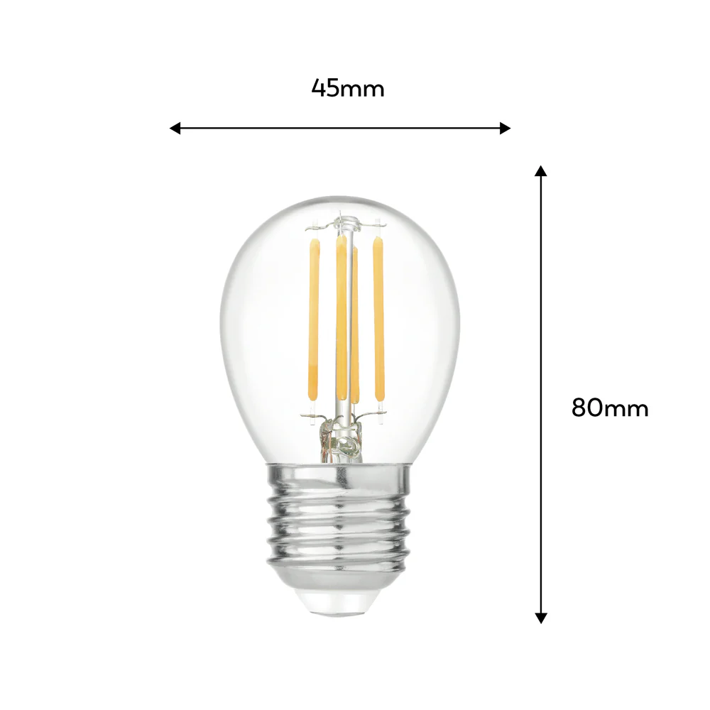 Bombilla Led Filamento Clear Esférica G45 E27 - Image 2