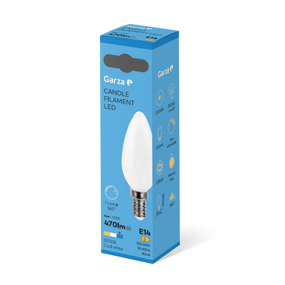Bombilla Led Filamento Opal Vela E14 - Image 2