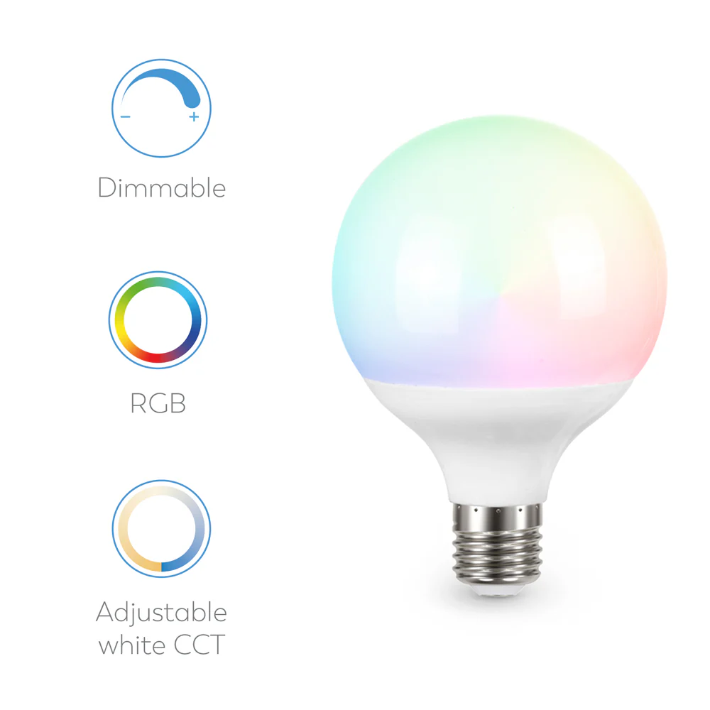 Bombilla Wifi Globo G95 Rgb-Cct Regulable E27 - Image 4