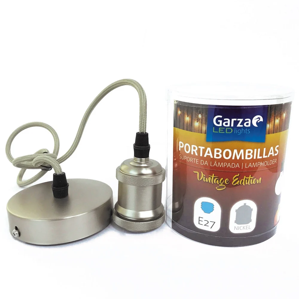 Portalámparas Cable Pendant E27