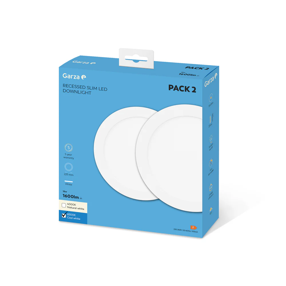 Downlight Empotrable Circular Extraplano Blanco - Image 8