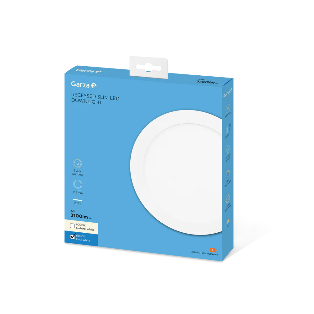 Downlight Empotrable Circular Extraplano Blanco - Image 9