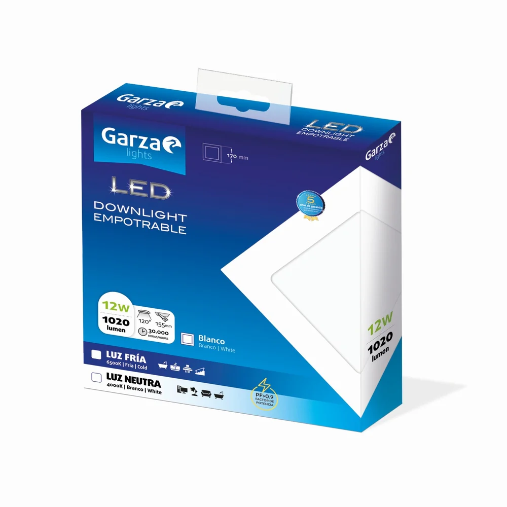 Downlight Empotrable Cuadrado Blanco - Image 121