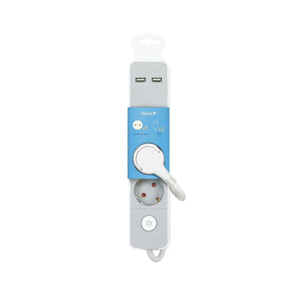 Regletas Design Grey Con Usb-A